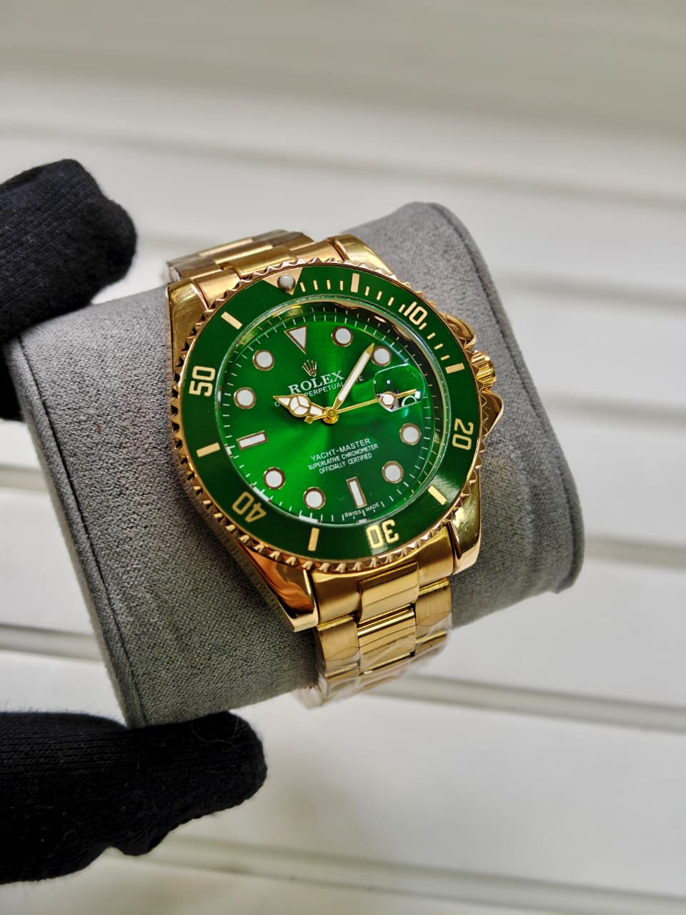 Rolex Submariner Golden with Green Dial
