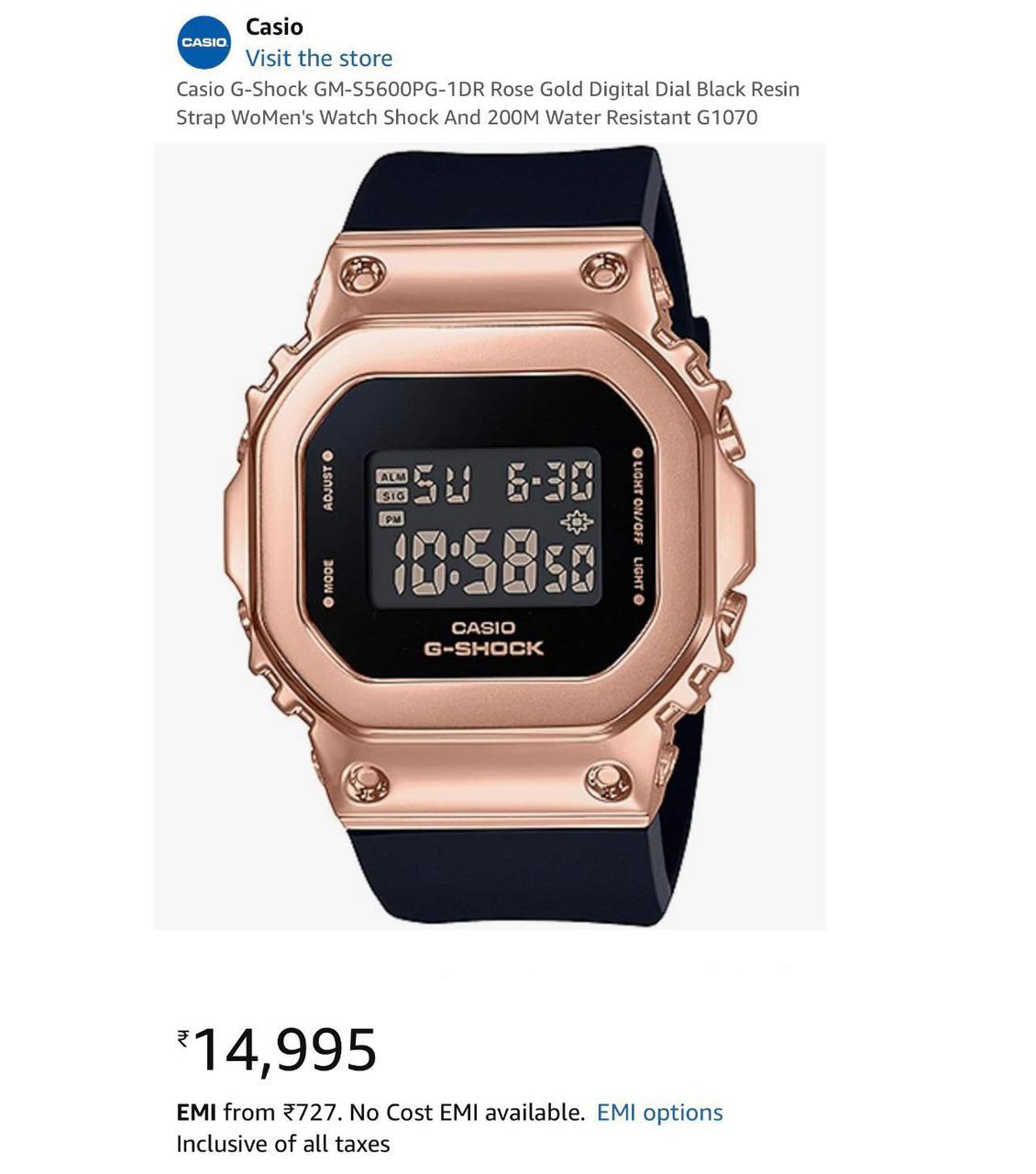 Casio G-Shock GM-S5600PG