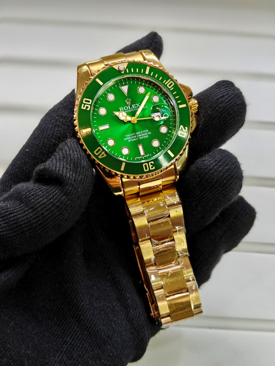 Rolex Submariner Golden with Green Dial
