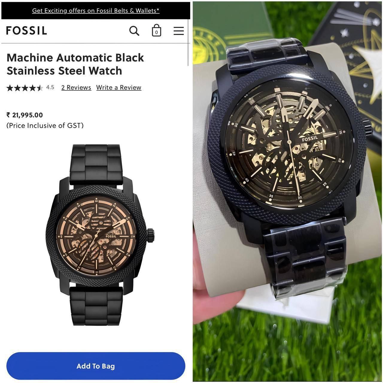 Fossil Now Available In Updated Quality & Performance