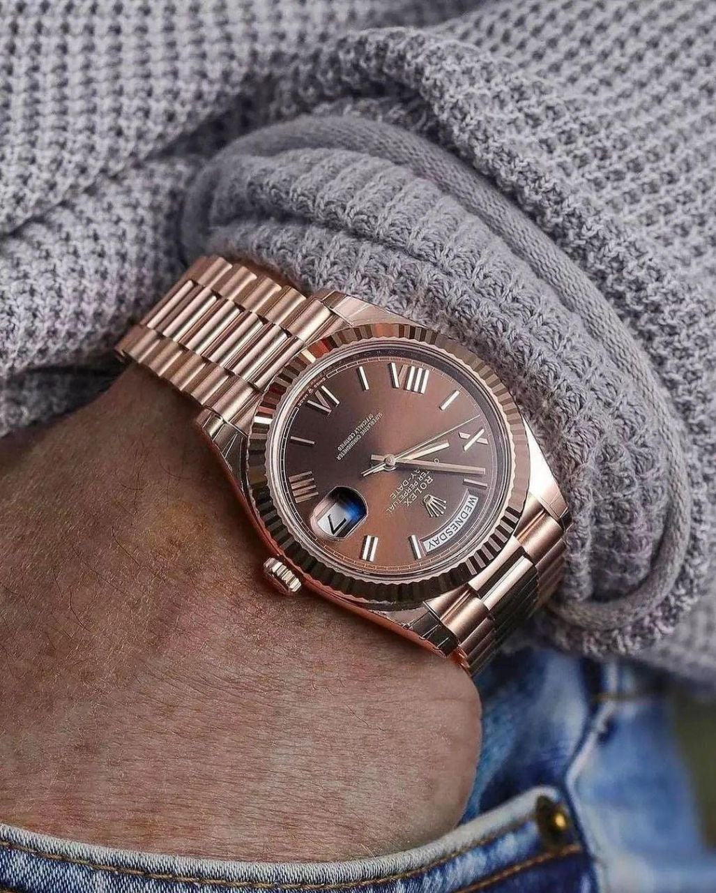 Rolex Day Date 40 Chocolate Dial